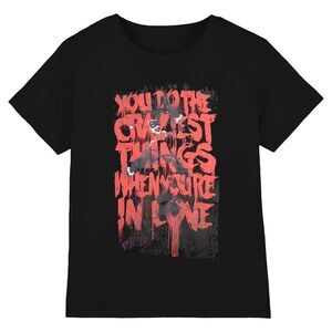 Harley Quinn Unisex Adult Craziest Things T-Shirt / Black